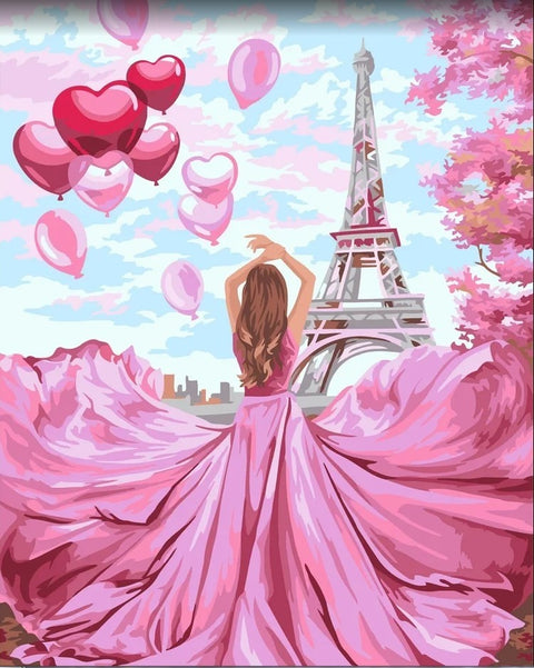 Paint by number kit: Hurry up to love 40x50 cm J046