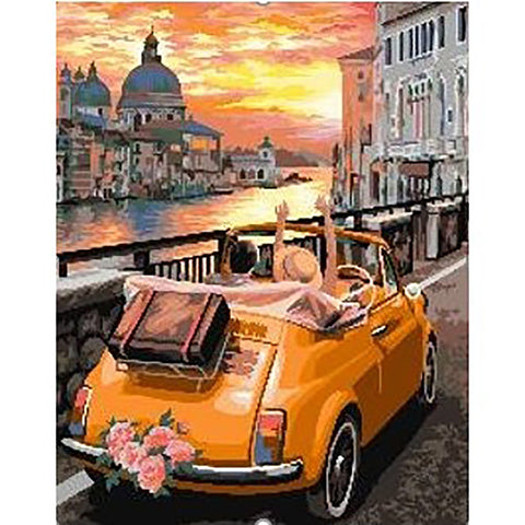 Paint by number kit: Journey to Palermo 40x50 cm J047