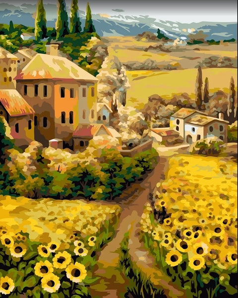 Paint by number kit: Midday in Tuscany 40x50 cm A144