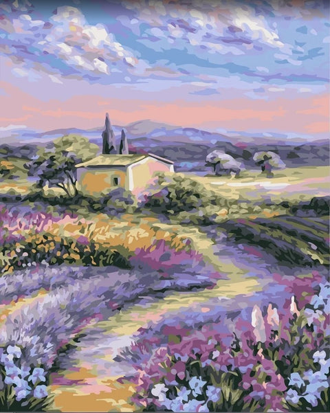 Paint by number kit: Pastel shades 40x50 cm A153