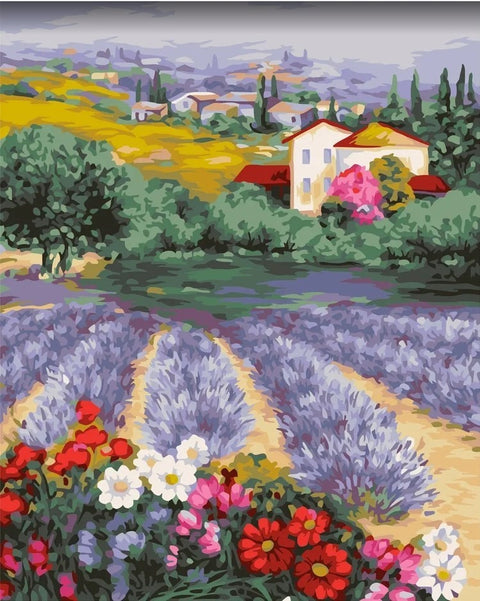 Paint by number kit: Provence expanse 40x50 cm A142