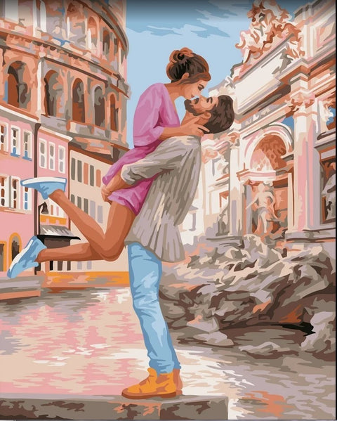 Paint by number kit: Roman holiday 40x50 cm J049