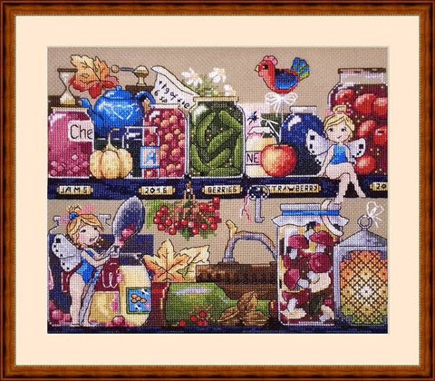 Pantry Treasures SK73 cross stitch kit by Merejka