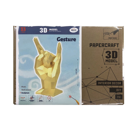 Papercraft Kit Gesture PP-2JKO-GLD