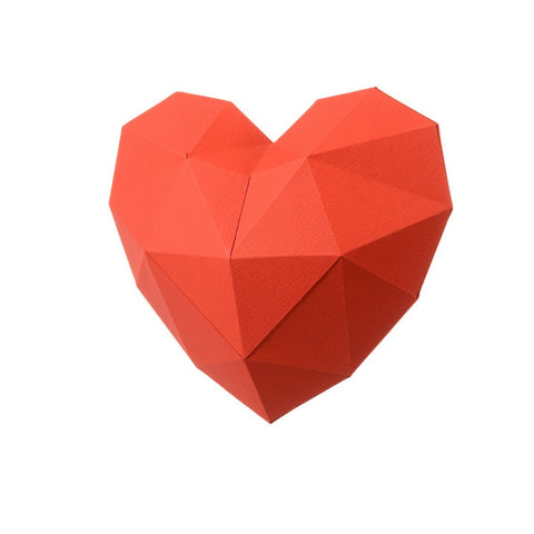 Papercraft Kit Heart PP-2HRT-RED