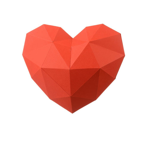 Papercraft Kit Heart PP-2HRT-RED