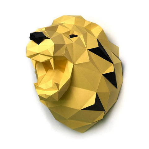 Papercraft Kit Lion Yellow PP-1LVN-SOL