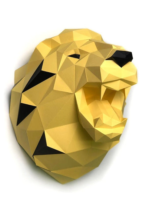 Papercraft Kit Lion Yellow PP-1LVN-SOL