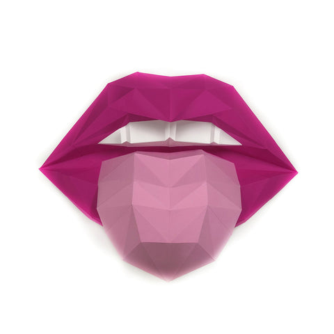 Papercraft Kit Lips Pink/Crimson PP-1GUB-2MP