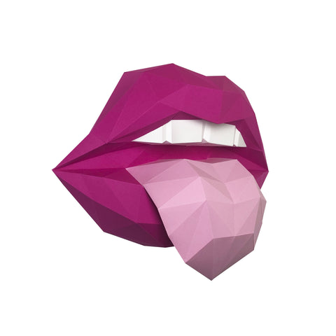 Papercraft Kit Lips Pink/Crimson PP-1GUB-2MP