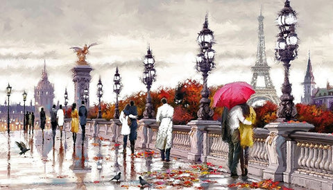 Paris Bridge Diamond Painting Set CS2568