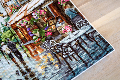 Paris in Flowers SB2365 - Cross Stitch Kit