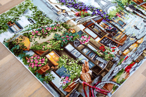 Paris in Flowers SB2365 - Cross Stitch Kit