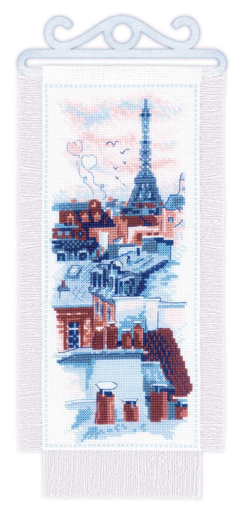 Paris Roofs cross stitch kit by RIOLIS Ref. no.: 1952