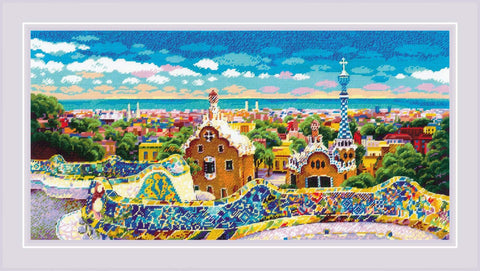 Park Güell. Cross Stitch kit by RIOLIS Ref. no.: 2199