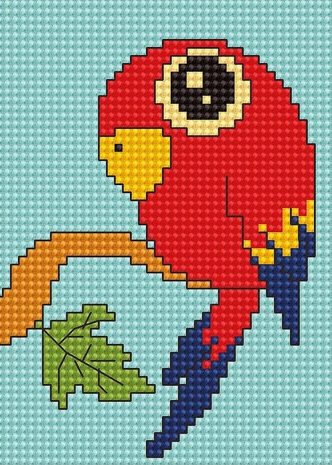 Parrot SB083 - Cross Stitch Kit by Luca-s