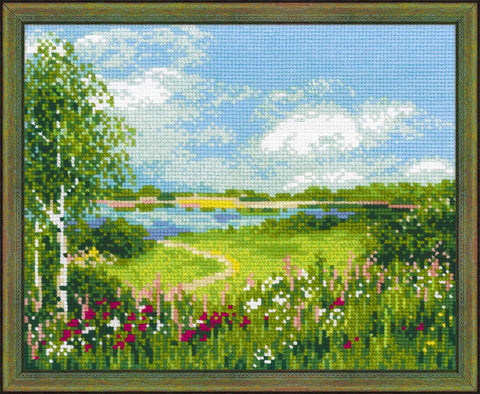 Path to the Lake - Cross Stitch Kit from RIOLIS Ref. no.:1604