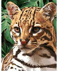 Paint by number kit: Ocelot H152