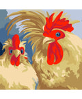 Paint by number kit: Roosters MINI052