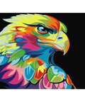 Paint by number kit: Rainbow Eagle T108