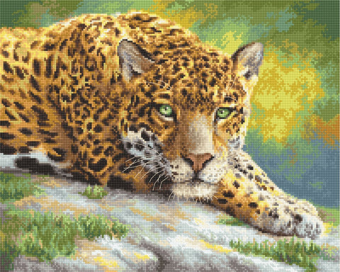 Peaceful Jaguar SLETI920 - Cross Stitch Kit