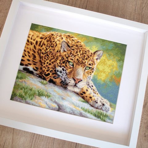 Peaceful Jaguar SLETI920 - Cross Stitch Kit