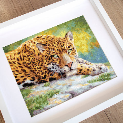 Peaceful Jaguar SLETI920 - Cross Stitch Kit