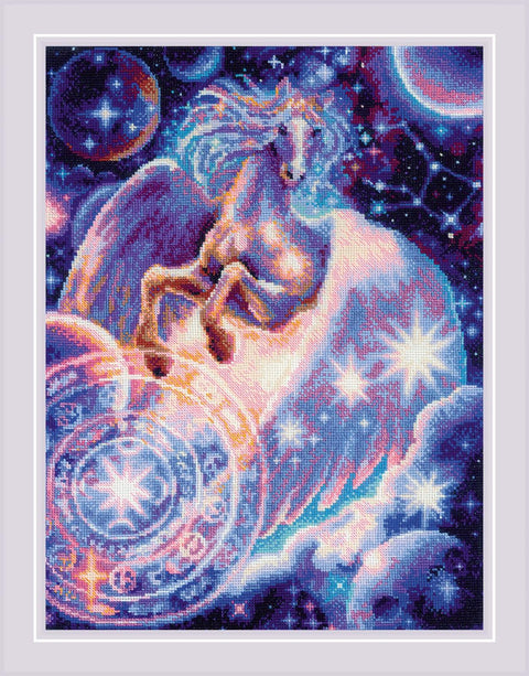 Pegasus Constellation. Cross Stitch kit by RIOLIS Ref. no.: 2062