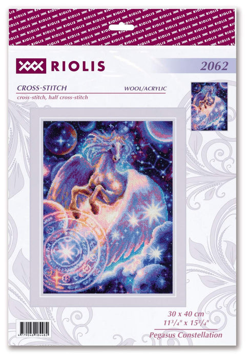 Pegasus Constellation. Cross Stitch kit by RIOLIS Ref. no.: 2062