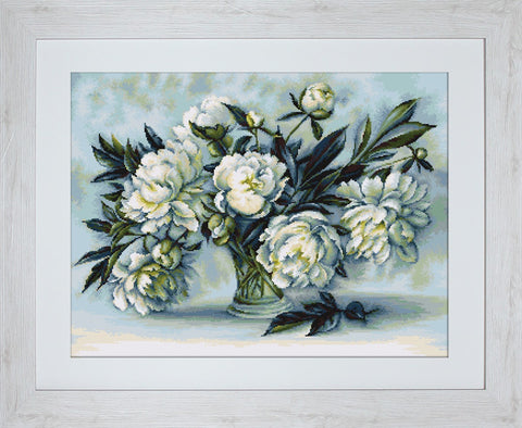 Peonies SG517 - Cross Stitch Kit by Luca-s