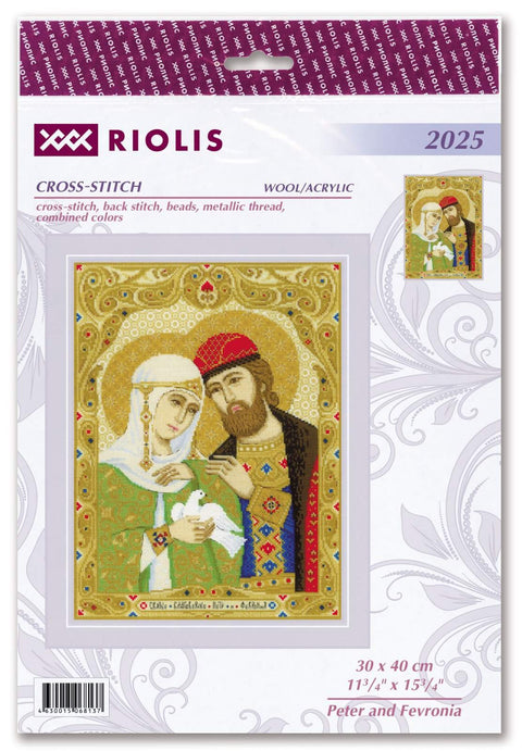 Peter and Fevronia. Cross Stitch kit by RIOLIS Ref. no.: 2025