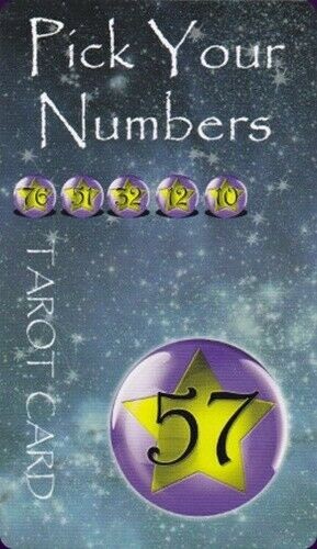 Pick Your Numbers Tarot Cards Schiffer Publishing