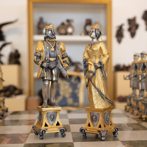 Piero Benzoni: Most Luxurious Chess Set In History. Finished in Real 24k Gold