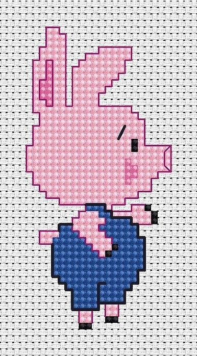 Piglet SB076 - Cross Stitch Kit by Luca-s