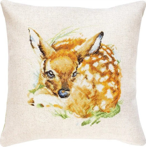 Pillow Fawn SPB180 - Cross Stitch Kit