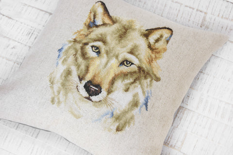 Pillow - Wolf SPB164 - Cross Stitch Kit