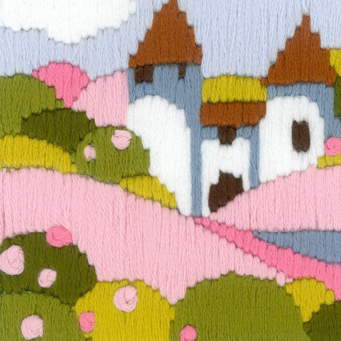 Pink Garden - Cross Stitch Kit from RIOLIS Ref. no.:1572