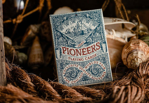 Pioneers Blue Playing Cards