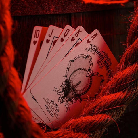 Pioneers Red Playing Cards