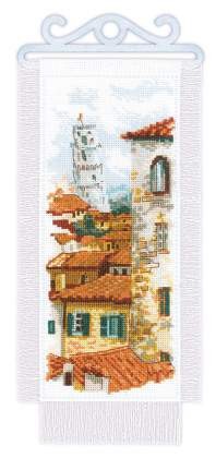 Pisa Roofs cross stitch kit by RIOLIS Ref. no.: 1953