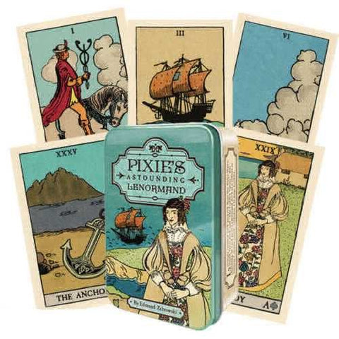 Pixie Astounding Lenormand cards in a tin