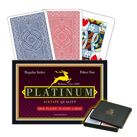 Modiano Platinum Acetate Quality Playing cards