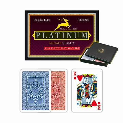 Modiano Platinum Acetate Quality Playing cards