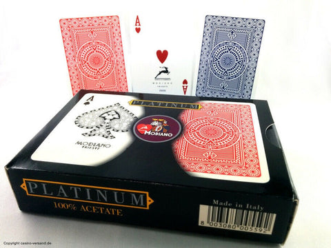 Modiano Platinum Acetate Quality Playing cards