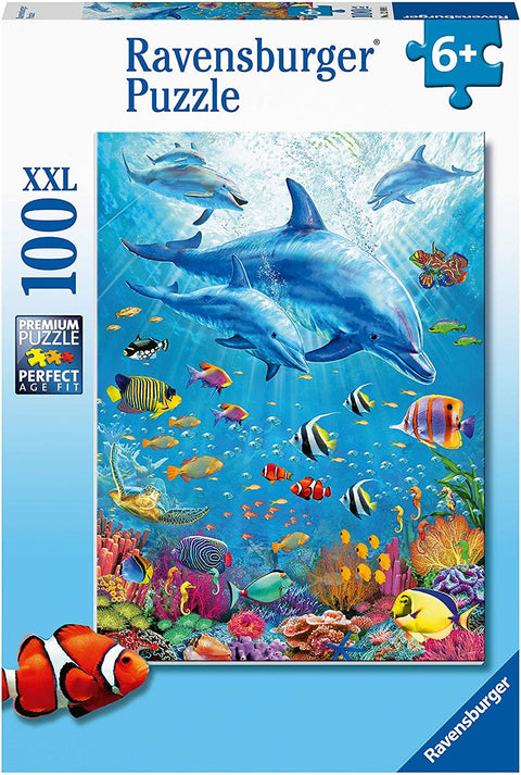 Pod of Dolphins 100 Piece Puzzle