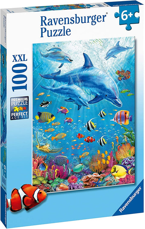 Pod of Dolphins 100 Piece Puzzle