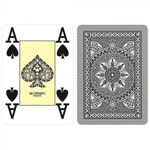 Modiano Poker playing cards (black)