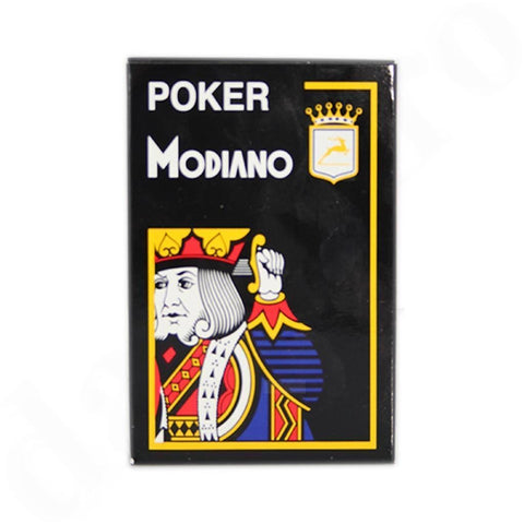 Modiano Poker playing cards (black)