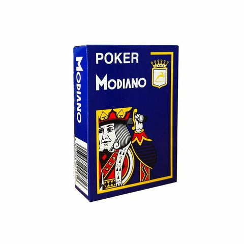 Poker playing cards (blue) Modiano