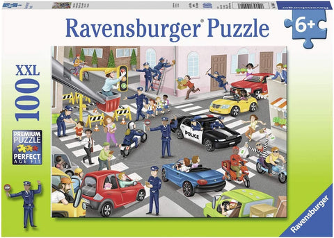 Police on Patrol 100 Piece Puzzle